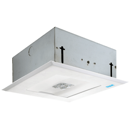 Pluraluce square recessed emergency unit
