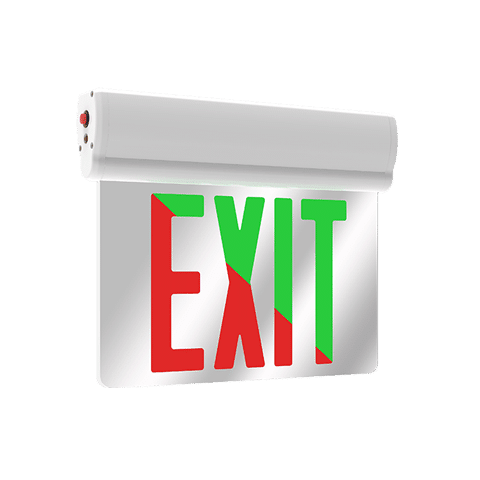 Curva 2 universal edge-lit exit sign